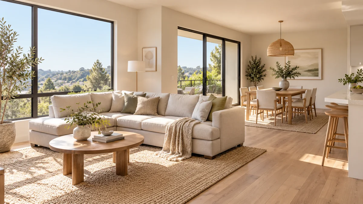Furnished living room